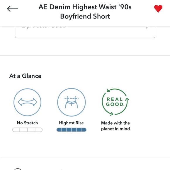 AE Denim Highest Waist 90’s Boyfriend Shorts - Picture 6 of 6